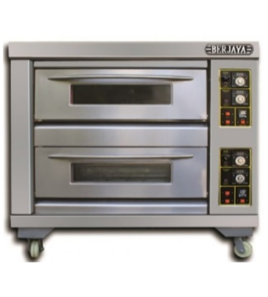 Gas Heated Baking Oven - 2 Decks